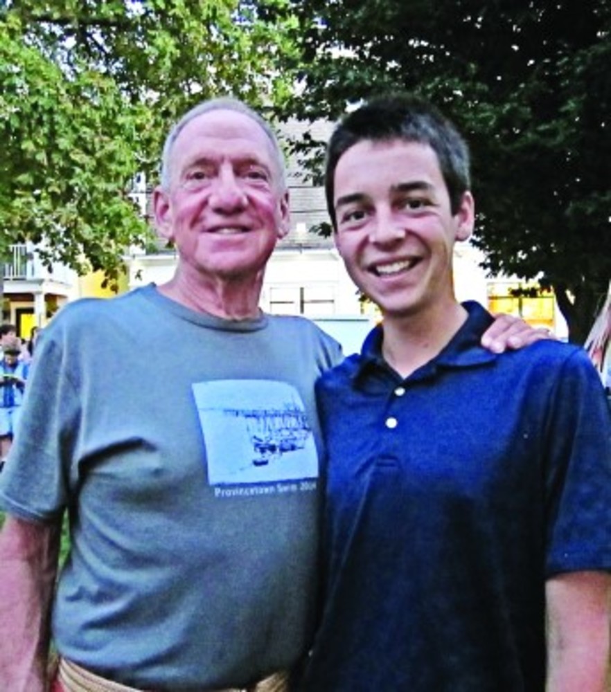 Arthur Richter with his grandson Max. /Arthur Richter